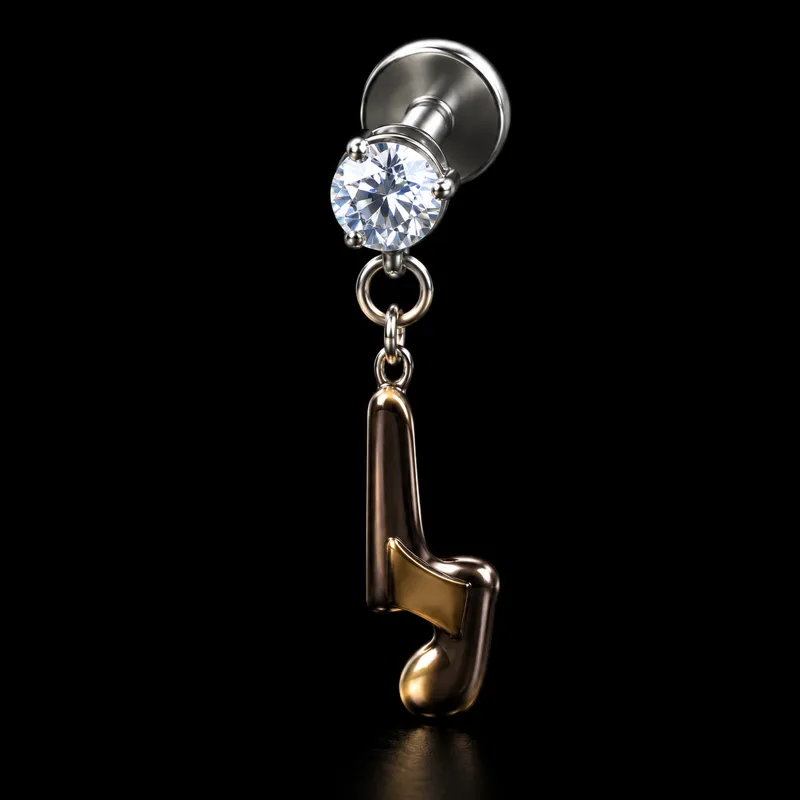 Labret pierre pendante
